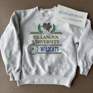 Vintage Villanova Wildcats Basketball Sweatshirt, Villanova University Shirt Tee